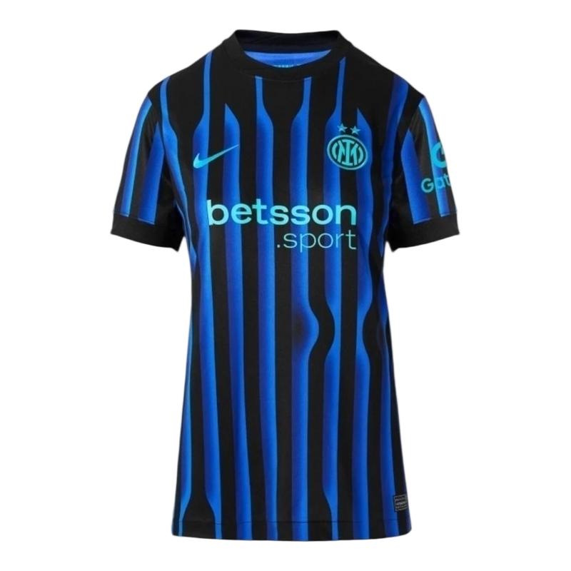 Camisa Inter de Milão I 25/26 - Torcedor Nike Feminina - Azul e preta