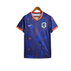 Camisa Seleção da Holanda II 24/25 - Torcedor Nike Masculina - Azul com detalhes em laranja