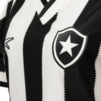Camisa Botafogo I 24/25 - Torcedor Reebok Feminina - Branca e preta