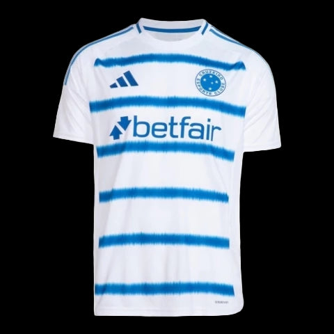 Camisa Cruzeiro II 25/26 - Torcedor Adidas Masculina - Branca e azul