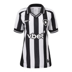 Camisa Botafogo I 25/26 - Torcedor Reebok Feminina - Preta e branca