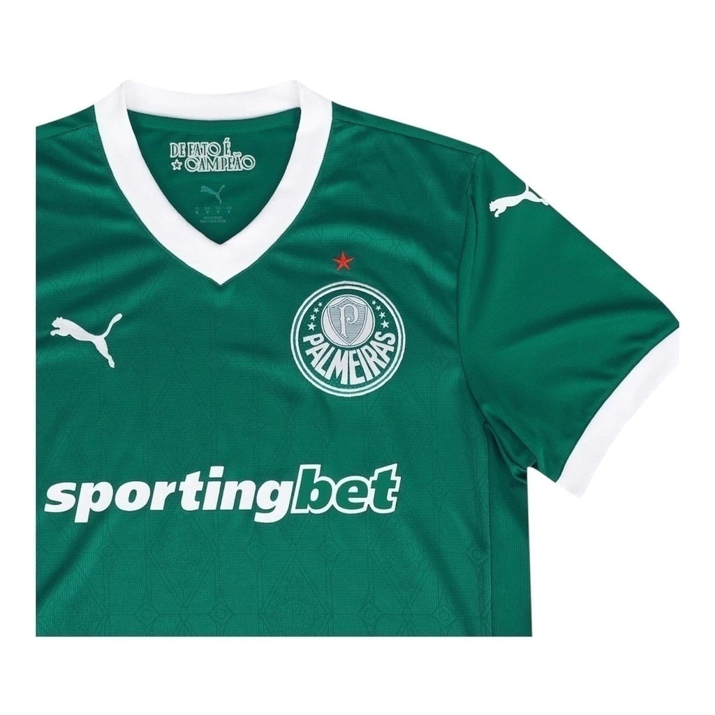 Camisa Palmeiras I 25/26 - Torcedor Puma Masculina - Verde