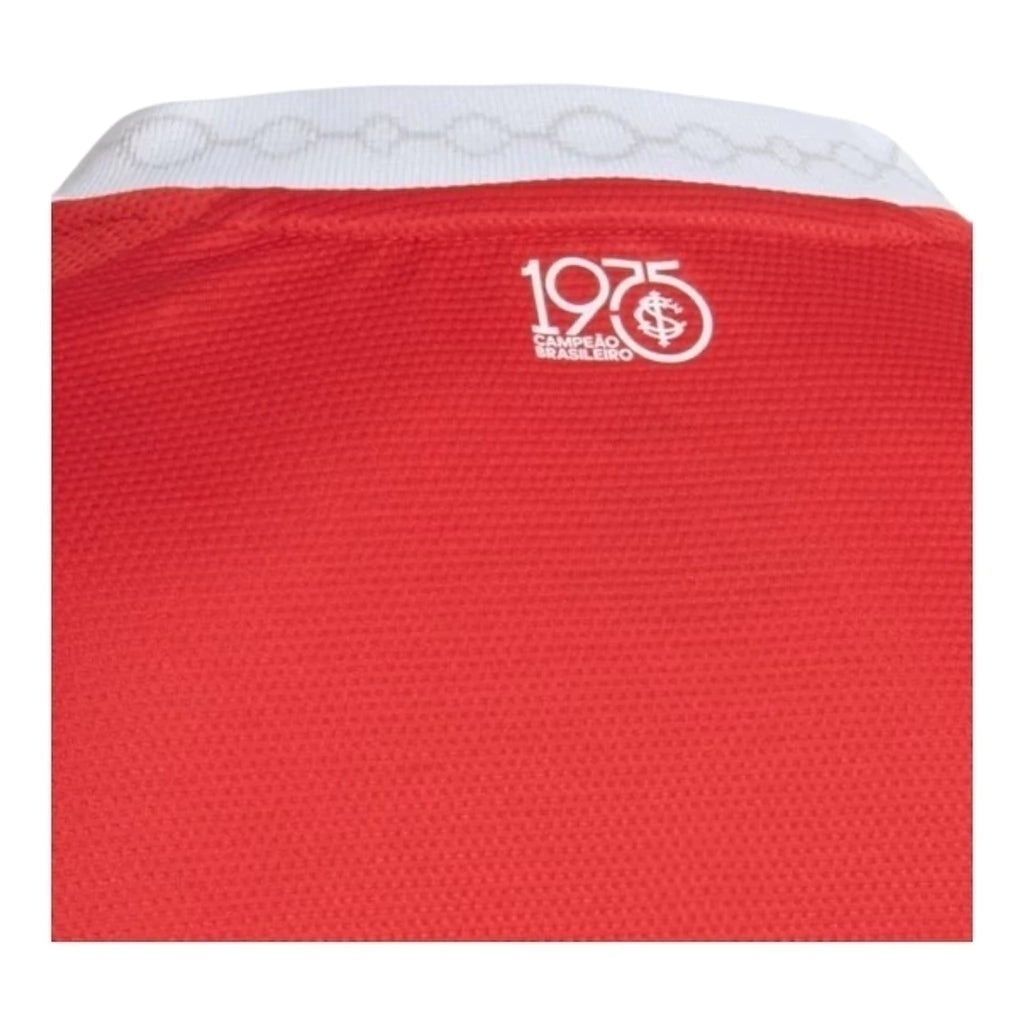 Camisa Internacional I 25/26 - Torcedor Adidas Masculina - Vermelha com detalhes em branco