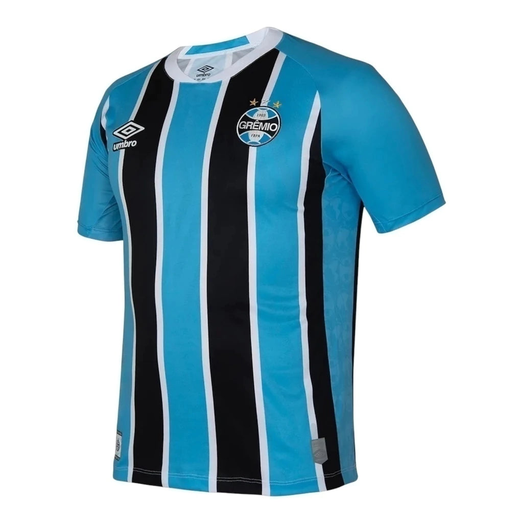 Camisa Grêmio I 25/26 - Torcedor Umbro Masculina - Azul e preta