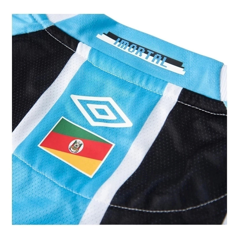 Camisa Grêmio I 25/26 - Torcedor Umbro Masculina - Azul e preta