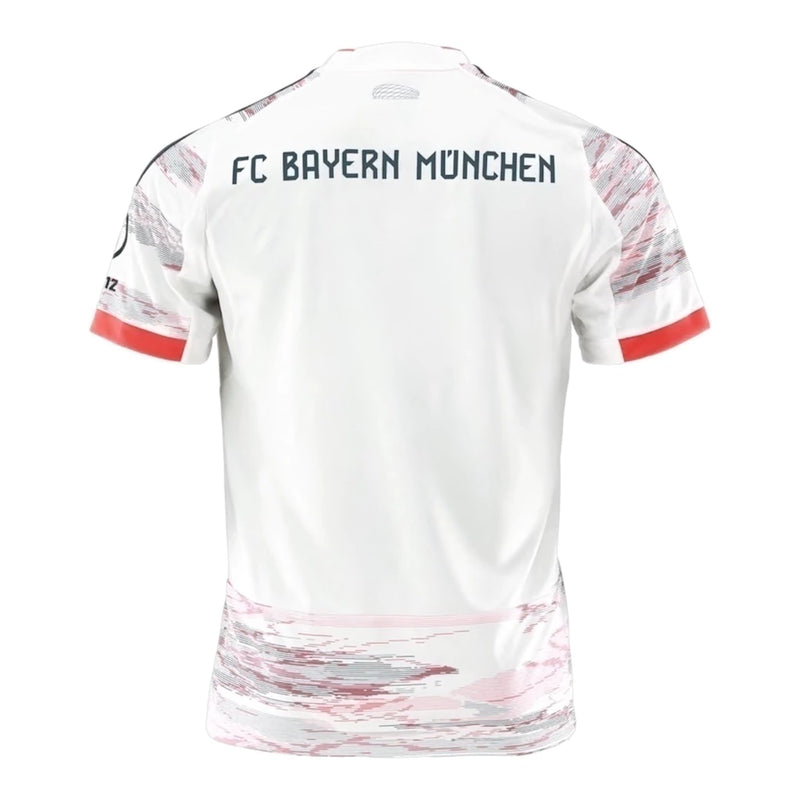 Camisa Bayern de Munique II 25/26 - Torcedor Adidas Masculina - Bege com detalhes em vermelho e azul