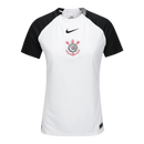 Camisa Corinthians I 25/26 - Torcedor Nike Feminina - Preta e branca