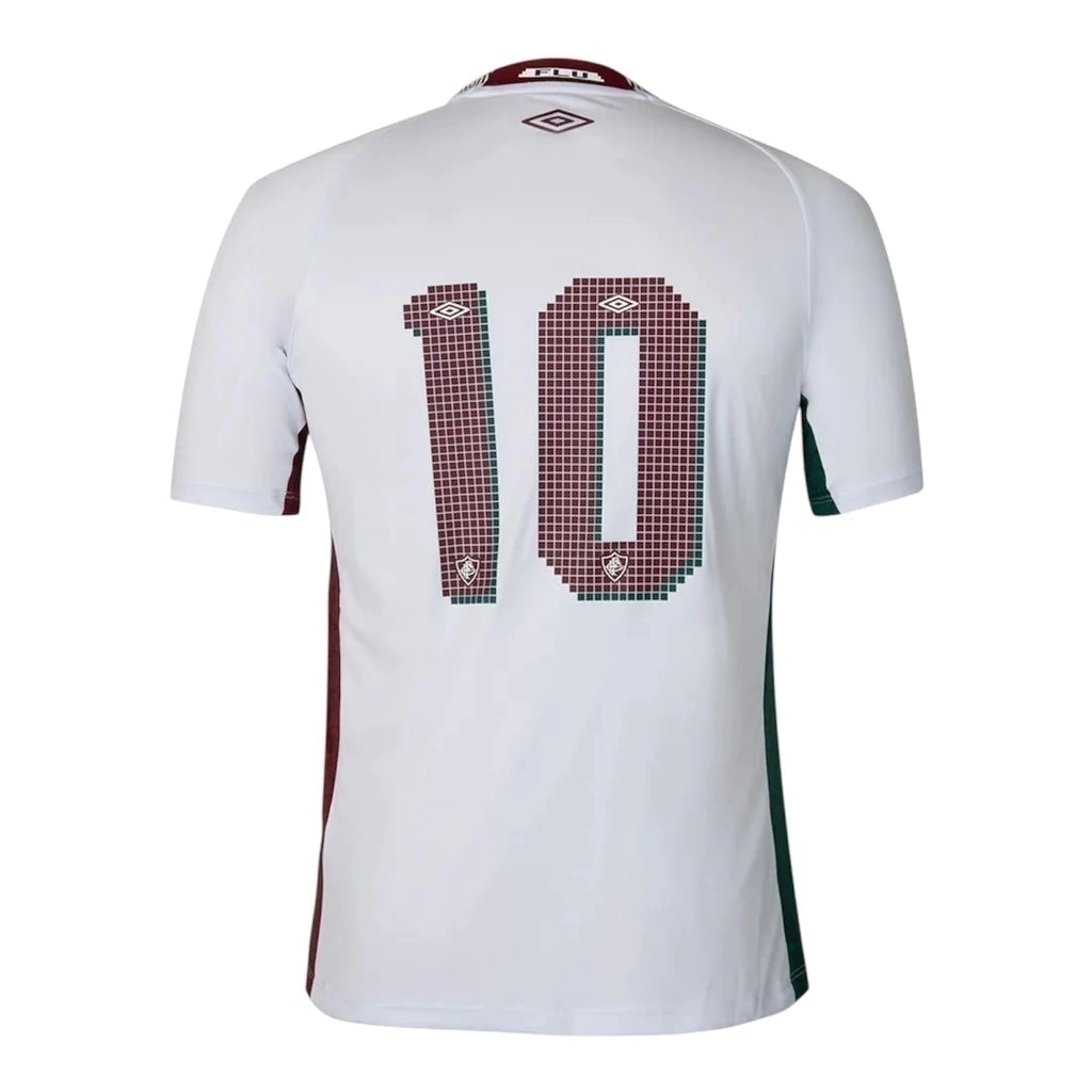 Camisa Fluminense II 25/26 - Torcedor Umbro Masculina - Branca com detalhes em verde e vermelho