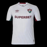 Camisa Fluminense II 25/26 - Torcedor Umbro Masculina - Branca com detalhes em verde e vermelho